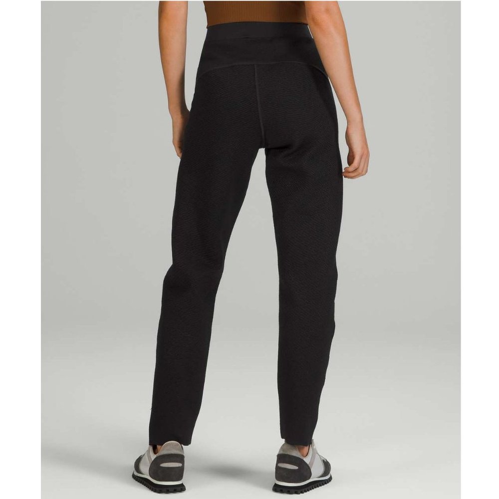 Lululemon End State Jogger 28" / Size 4 / Black High-Rise Wool Blend - Picture 2 of 12